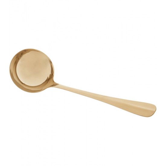 Concha 32cm Aço Inox Positano Dourada